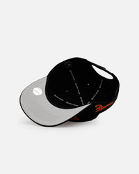 47 Brand Atlanta Braves 'Black Dome Script' 47 Hitch Snapback Black