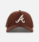 New Era Atlanta Braves 'Cozy 2.0' 9FORTY A-Frame Strapback Brown