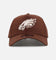 New Era Philadelphia Eagles 'Cozy 2.0' 9FORTY A-Frame Strapback Brown