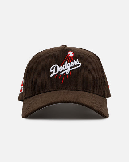 New Era Los Angeles Dodgers 'Walnut Cord' 9FORTY A-Frame Corduroy Snapback Walnut
