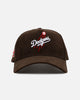 New Era Los Angeles Dodgers 'Walnut Cord' 9FORTY A-Frame Corduroy Snapback Walnut