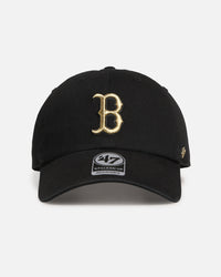 47 Brand Boston Red Sox 'Metallic' 47 Clean Up Strapback Black/Gold
