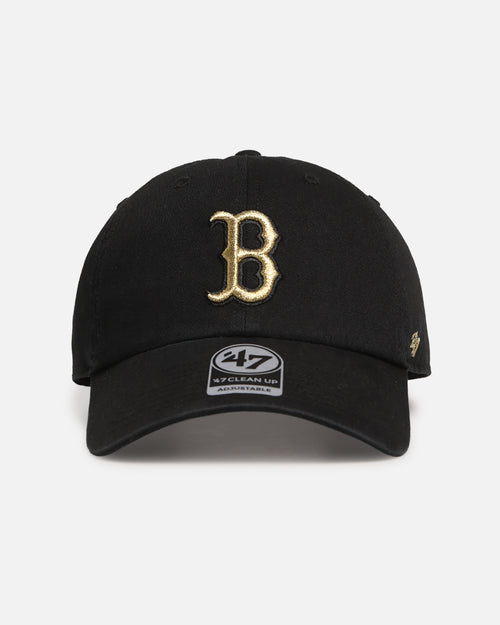 47 Brand Boston Red Sox 'Metallic' 47 Clean Up Strapback Black/Gold