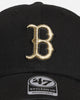 47 Brand Boston Red Sox 'Metallic' 47 Clean Up Strapback Black/Gold