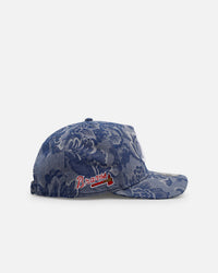 New Era Atlanta Braves 'Three Looms' Golfer Strapback Denim