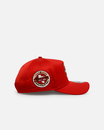 New Era Houston Astros 'Team Color Satin' 9FORTY A-Frame Snapback Official Team Color