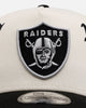 New Era Las Vegas Raiders 'Gothic Script Two Tone' 9FORTY A-Frame Snapback Chrome/Black