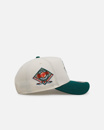New Era Texas Rangers 'Citrus' 9FORTY A-Frame Snapback Chrome/Green/Orange