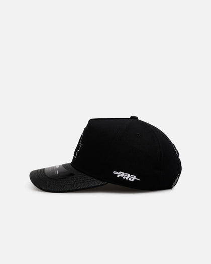 Pro Standard Los Angeles Dodgers 'Black Chenille' Pro Pinch Strapback Black