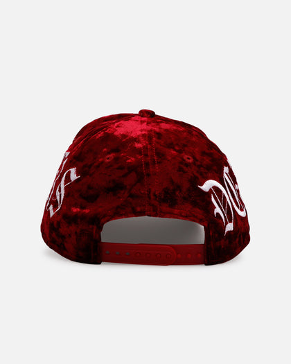 New Era Detroit Tigers 'Velvet Gothic Script' 9FORTY A-Frame Snapback Maroon
