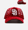 New Era San Diego Padres 'Velvet Gothic Script' 9FORTY A-Frame Snapback Maroon