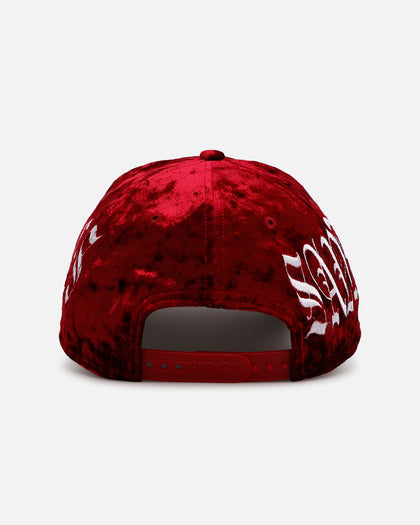 New Era San Diego Padres 'Velvet Gothic Script' 9FORTY A-Frame Snapback Maroon