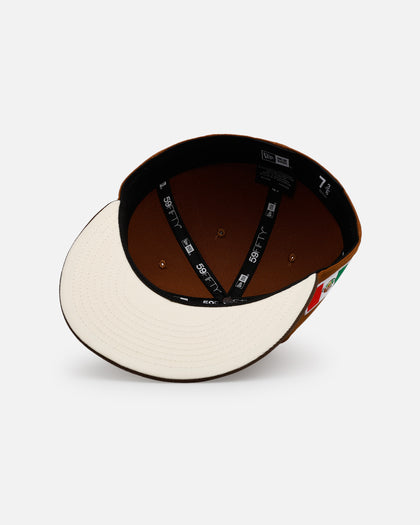 New Era Mexico National Baseball Team 'Root Beer Float' 59FIFTY Fitted Walnut
