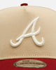 New Era Atlanta Braves 'Vintage' 9FORTY A-Frame Snapback Vegas Gold