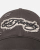 Ed Hardy Distressed Strapback Cap Washed Black