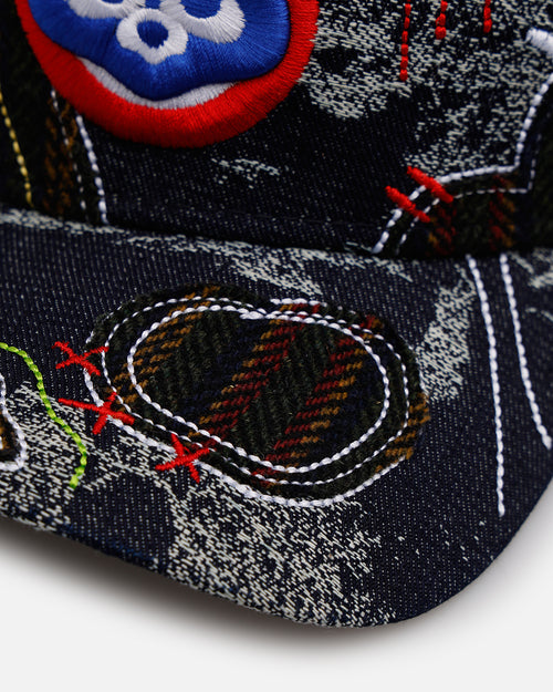 New Era Chicago Cubs 'Running Stitch' 9FORTY A-Frame Snapback Multi
