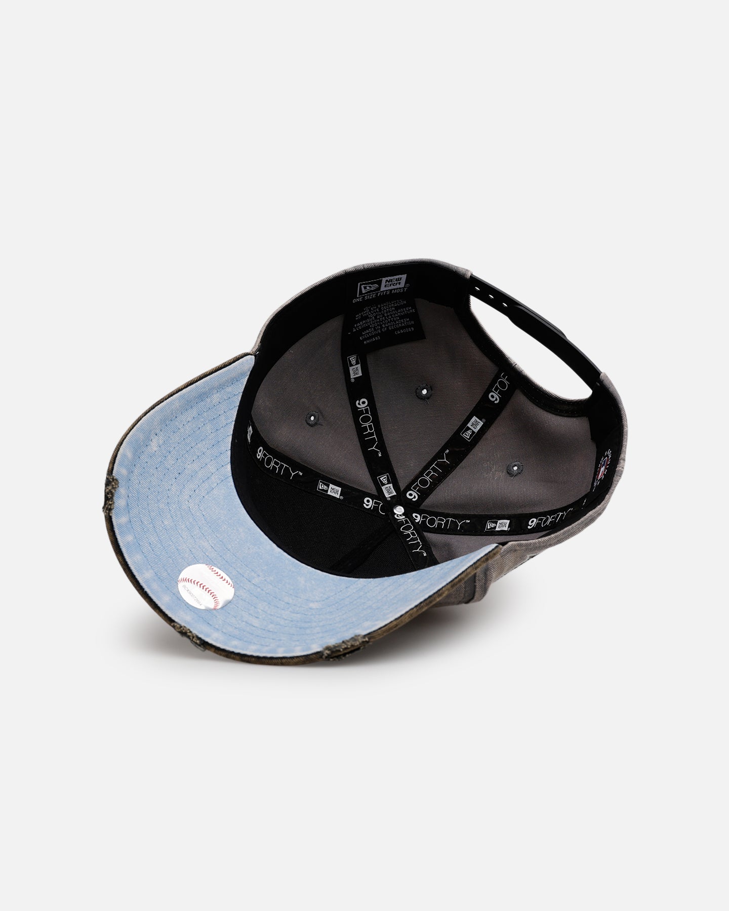 New Era New York Yankees 'Washed Storm Gray' 9FORTY A-Frame