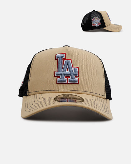 New Era Los Angeles Dodgers 'Vintage Truckers' 9FORTTY A-Frame Trucker Snapback Vegas Gold