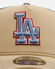 New Era Los Angeles Dodgers 'Vintage Truckers' 9FORTTY A-Frame Trucker Snapback Vegas Gold