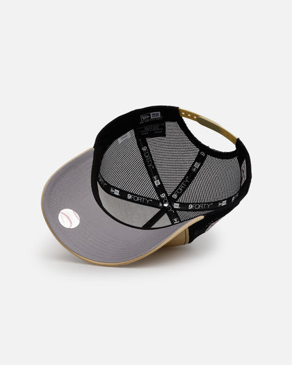 New Era Los Angeles Dodgers 'Vintage Truckers' 9FORTTY A-Frame Trucker Snapback Vegas Gold