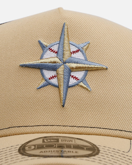 New Era Seattle Mariners 'Vintage Truckers' 9FORTTY A-Frame Trucker Snapback Vegas Gold