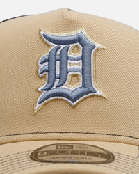 New Era Detroit Tigers 'Vintage Truckers' 9FORTTY A-Frame Trucker Snapback Vegas Gold