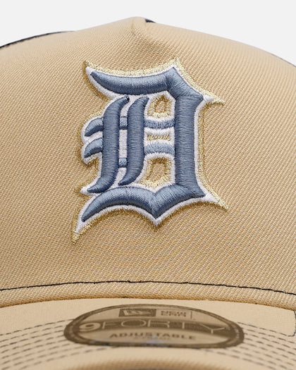 New Era Detroit Tigers 'Vintage Truckers' 9FORTTY A-Frame Trucker Snapback Vegas Gold