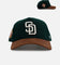 47 Brand San Diego Padres 'Fall Leaves' 47 Offside Snapback Green/Brown