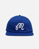 Malbon Script Chainstitch Snapback Blue