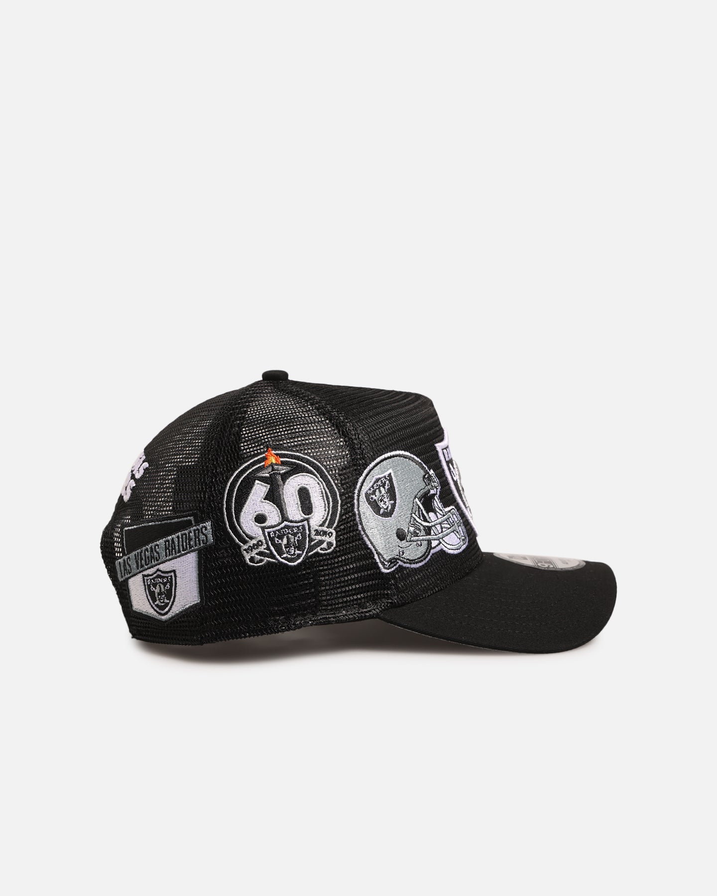 New Era Las Vegas Raiders 'Mesh Crown All Over Logos' 9FORTY A