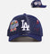 New Era Los Angeles Dodgers 'Mesh Crown All Over Logos' 9FORTY A-Frame Snapback Official Team Colour
