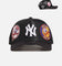 New Era New York Yankees 'Mesh Crown All Over Logos' 9FORTY A-Frame Snapback Official Team Colour