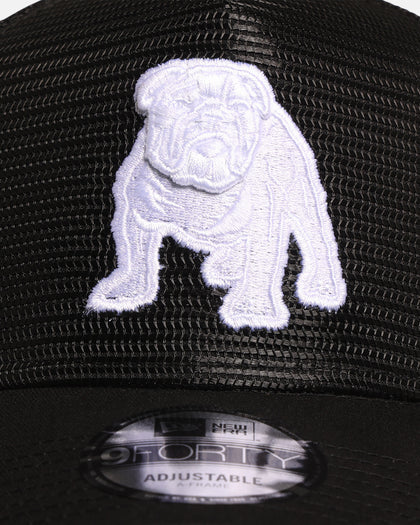 New Era Canterbury-Bankstown Bulldogs 'NRL Mesh Crown' 9FORTY A-Frame Trucker Snapback Black