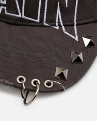 Loiter Pain Strapback Hat Black