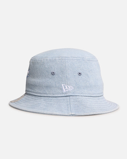 New Era Chicago Bulls 'Washed Denim' Bucket Hat Blue Washed Denim