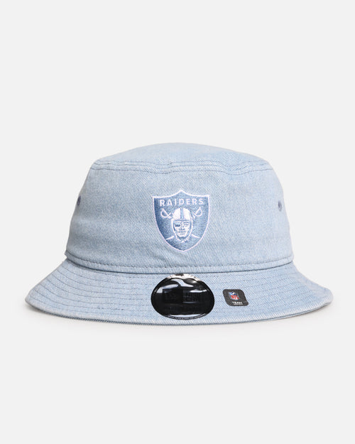 New Era Las Vegas Raiders 'Washed Denim' Bucket Hat Blue Washed Denim