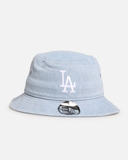 New Era Los Angeles Dodgers 'Washed Denim' Bucket Hat Blue Washed Denim