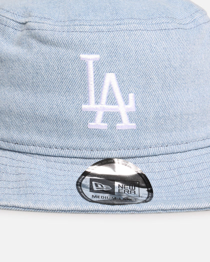 New Era Los Angeles Dodgers 'Washed Denim' Bucket Hat Blue Washed Denim