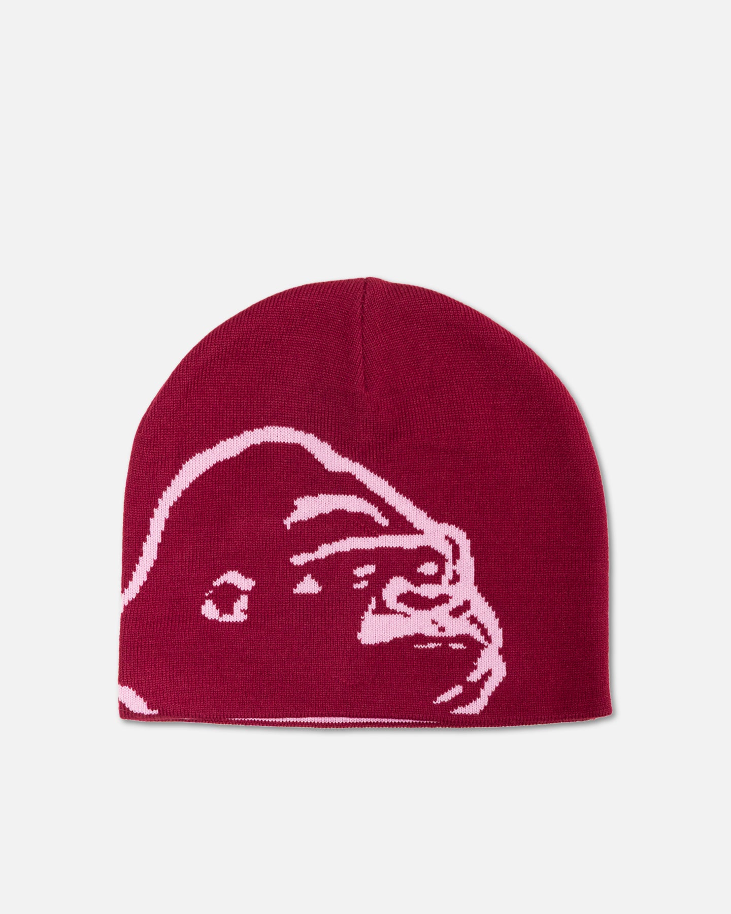 X-Large Gorilla Skull Beanie Plum | Culture Kings NZ