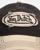 Von Dutch Von Dutch Washed Trucker Snapback Ecru/Black