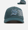 Sworn To Us Outlined Poetry Snapback Dark Teal