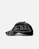Von Dutch Bleach Oval Dad Strapback Cap Black