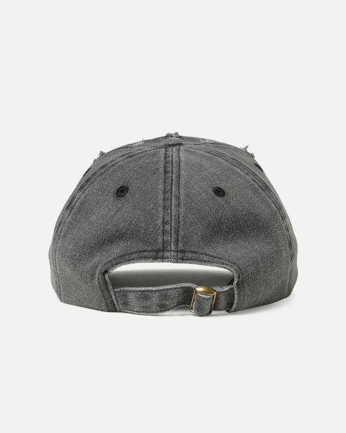 Playboy Distressed Vintage Strapback Dad Hat Black