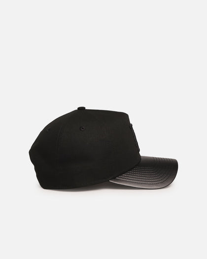 New Era Los Angeles Dodgers 'Canvas Leather' 9FORTY A-Frame Snapback Black