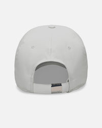Nike Unstructured Dri-Fit Club Metal Swoosh Strapback Cap Light Bone/Metallic Silver