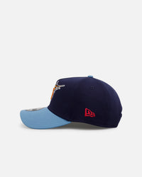 New Era Florida Marlins 'Coral' 9FORTY A-Frame Snapback Navy/Sky
