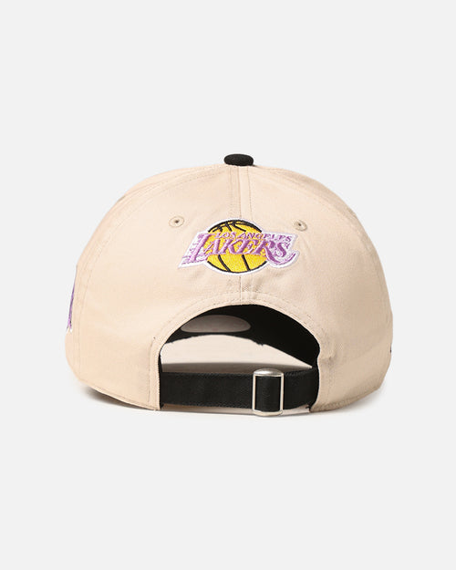 Mitchell & Ness Los Angeles Lakers 'Big Time' Dad Fit Strapback Bone