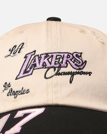 Mitchell & Ness Los Angeles Lakers 'Big Time' Dad Fit Strapback Bone