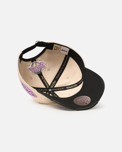 Mitchell & Ness Los Angeles Lakers 'Big Time' Dad Fit Strapback Bone