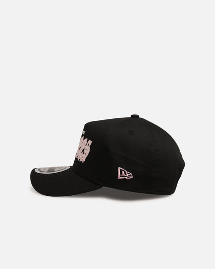 New Era New York Yankees 'Drip Glow Script' 9FORTY A-Frame Snapback Black/Pink
